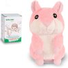 Kids Toddler Toys for Ages 2-4, Talking Hamster Repeats What You Say, Interactive Plush Repeating Toy for 2 3 4 5 6 8 Year Old Boy Girl Birthday Gift (Pink)