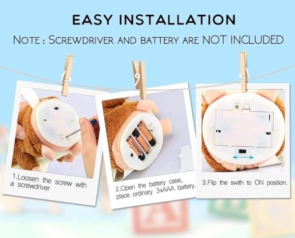 Talking Hamster, Interactive Stuffed Plush Animal Talking Toy Cute Sound Effects with Repeats Your Said Voice, Best Buddy for Kids Gift Age 3+ (Brown)
