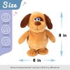 Hopearl Talking Dog Repeats What You Say Walking Puppy Electric Interactive Animated Toy Speaking Plush Buddy Gifts for Toddlers Birthday, 8'' (Copy)