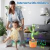 TUMAMA Singing Talking Dancing Toy, Mimicking Twisting Electronic Soft Plush Zebra Toy with Recording & Repeating What You Say, Singing Interactive Toddler Toys for Boys Girls Gifts