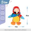 Hopearl Talking Parrot Repeats What You Say Walking Electric Interactive Animated Toy Speaking Plush Buddy Gifts for Toddlers Birthday Festival Holiday, 8''